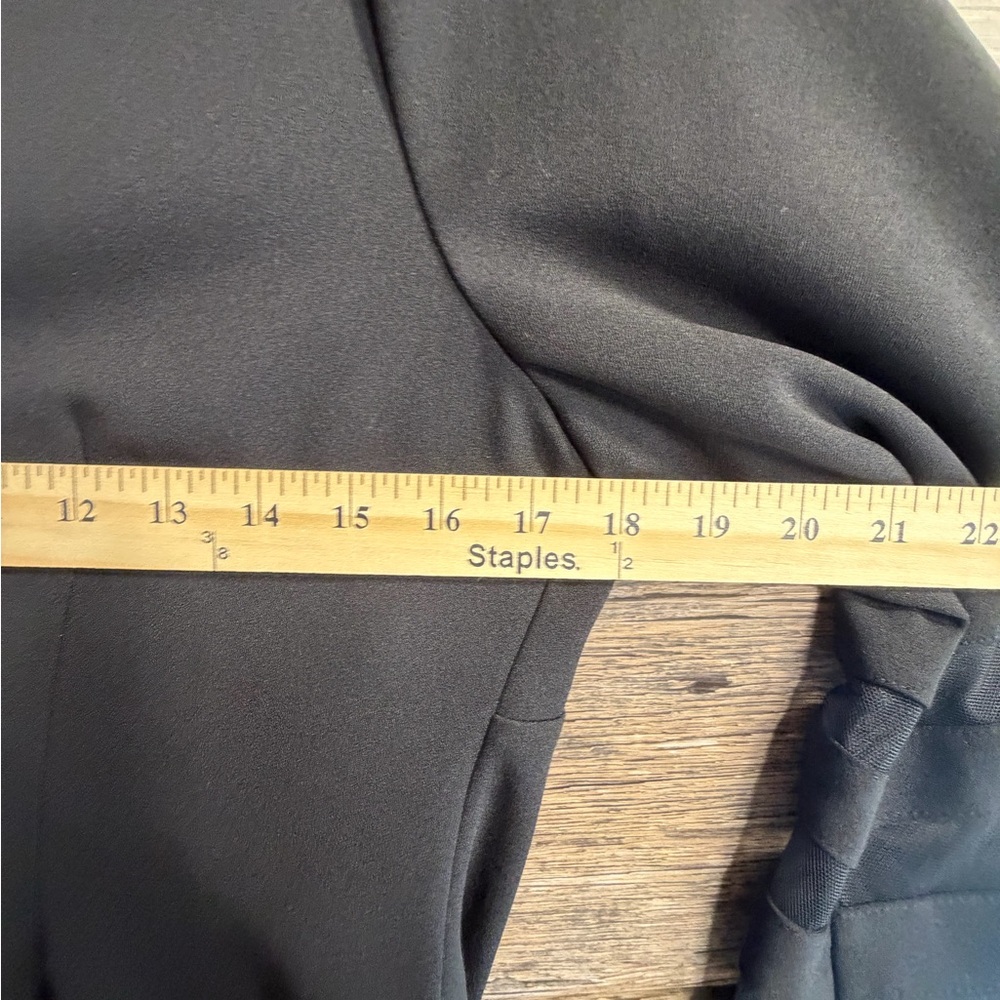 Calvin Klein Black Dress with Ruffle Sleeves - Picture 9 of 9